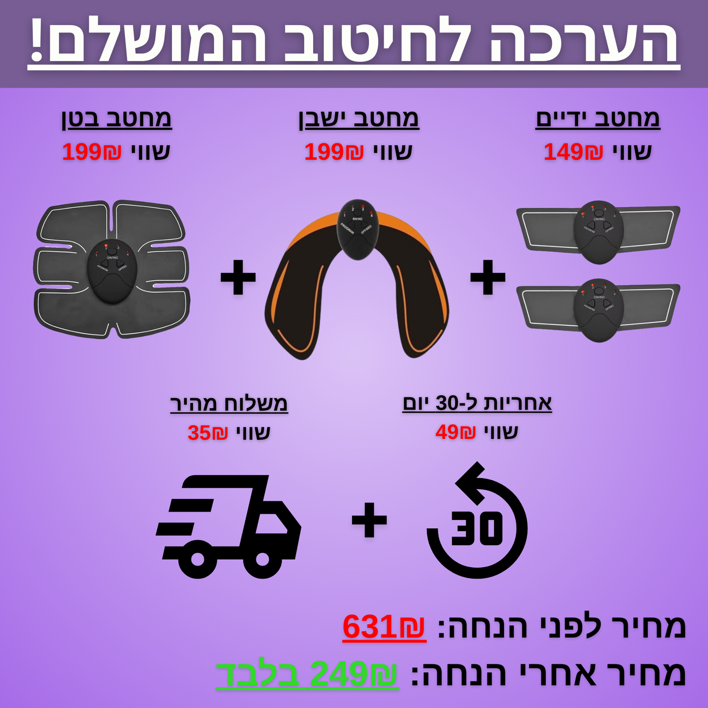 Moodie Booty™ – המכשיר לחיטוב שלך.