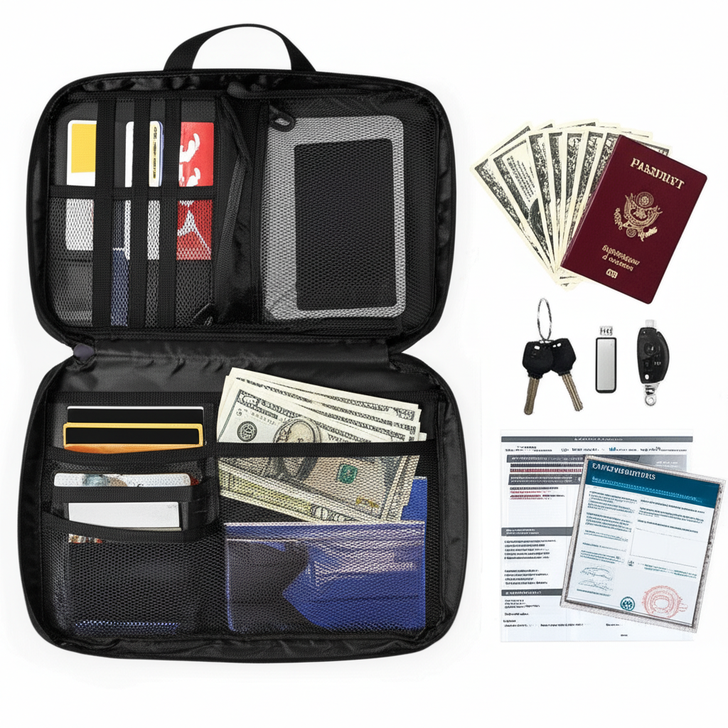 SafeKeep — תיק מגן חסין אש למסמכים וחפצי ערך